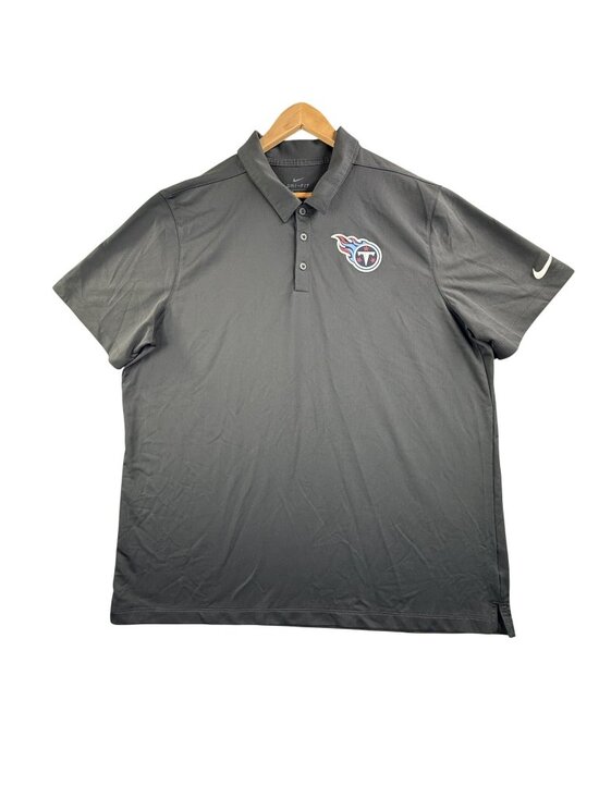 Nike Other - Tennessee Titans Shirt Mens 2XL Gray NFL Football Nike Dri Fit Golf Polo